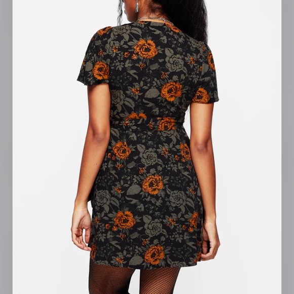 🖤SOLD🖤 Disturbia | Mortify Mini Wrap Dress - Picture 3 of 3